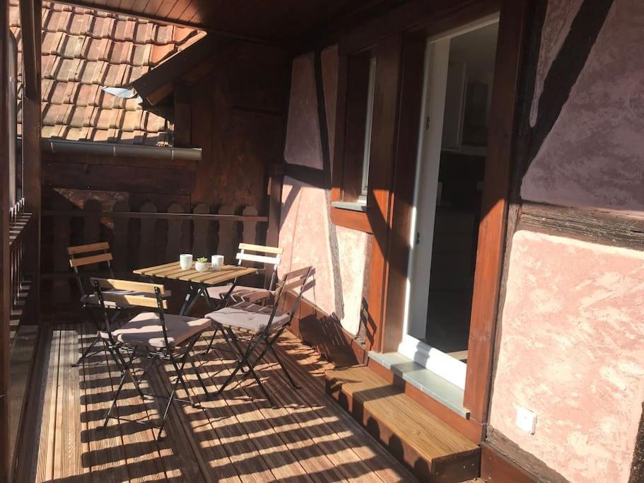 Doux Refuge Avec Terrasse Parking Gratuit Lägenhet Beblenheim Exteriör bild